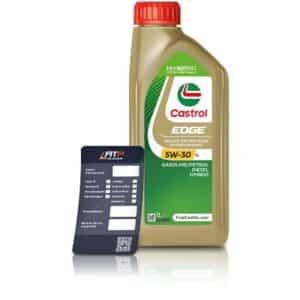 Castrol 1 L EDGE 5W-30 LL + Ölwechsel-Anhänger [Hersteller-Nr. 15F7DA]
