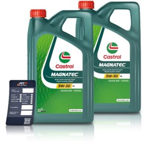 Castrol 10 L Magnatec 5W-30 A5 + Ölwechsel-Anhänger [Hersteller-Nr. 15F909]