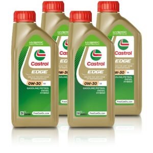 Castrol 4x 1 L EDGE 0W-30 LL [Hersteller-Nr. 15FEFB]