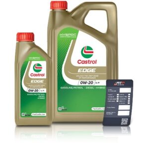 Castrol 6 L EDGE 0W-20 LL IV + Ölwechsel-Anhänger [Hersteller-Nr. 15F615]