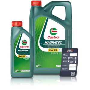 Castrol 6 L Magnatec 5W-30 A5 + Ölwechsel-Anhänger [Hersteller-Nr. 15F903]
