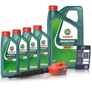 Castrol 9 L Magnatec 5W-40 DPF + Ölwechsel-Anhänger + Einfülltrichter [Hersteller-Nr. 15F913]