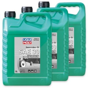 Liqui Moly 3x 5 L Rasenmäher-Öl SAE 30 [Hersteller-Nr. 1266]